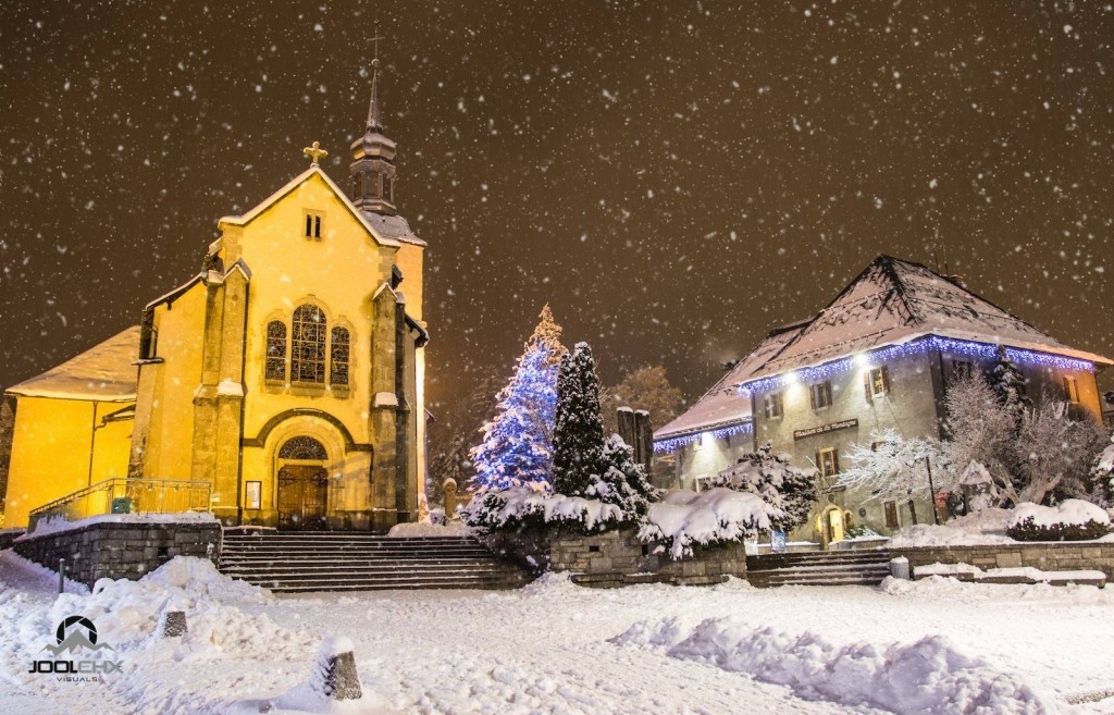 Chamonix by night