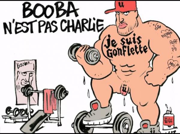 caricature booba gonflette