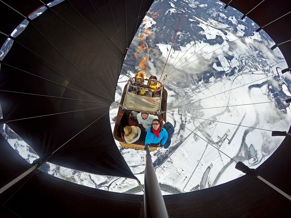 photo gopro montgolfiere alpes