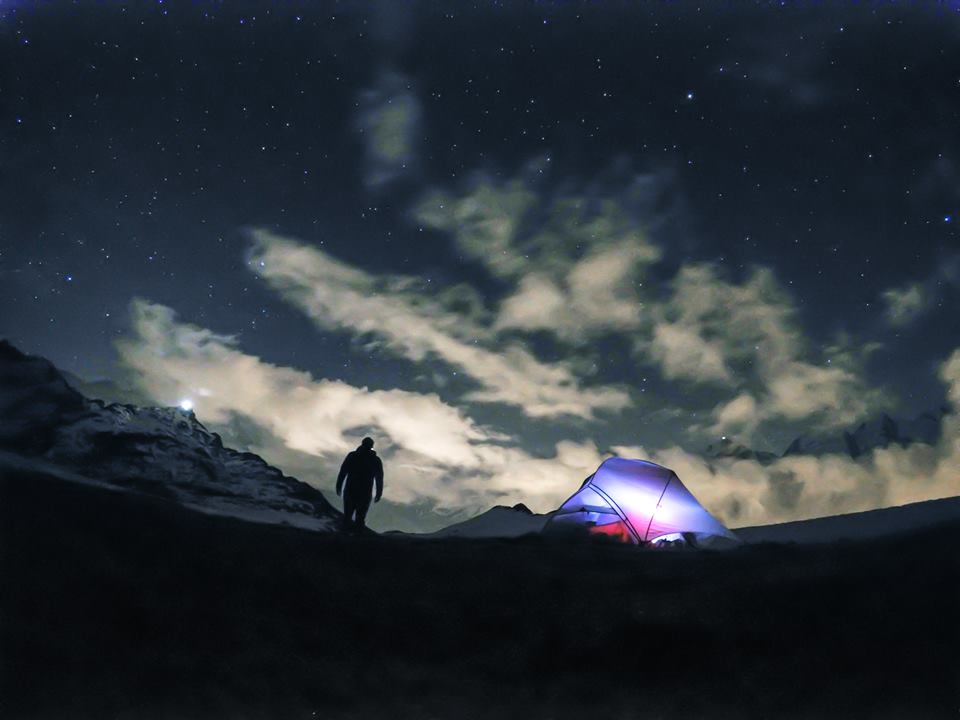 photo Mont Blanc nuit