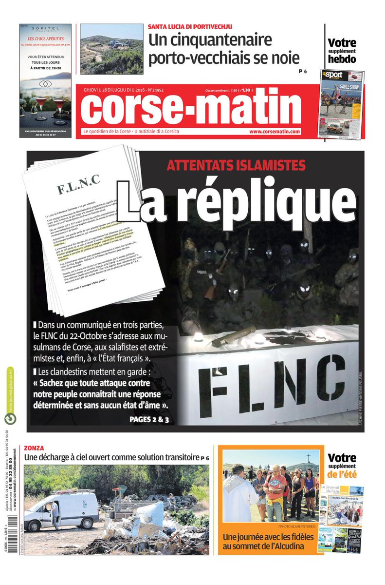 FLNC Corse Daesh