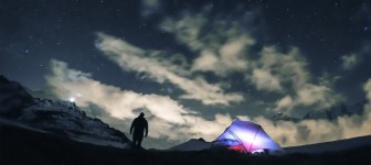 photo Mont Blanc nuit