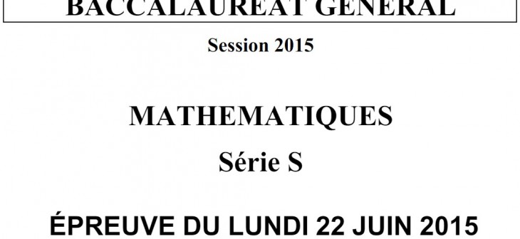 bac 2015 maths