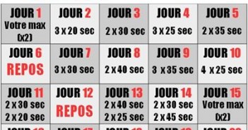 programme gainage 30 jours