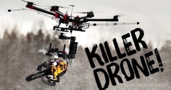 Massacre à la tronçonneuse avec un drone !